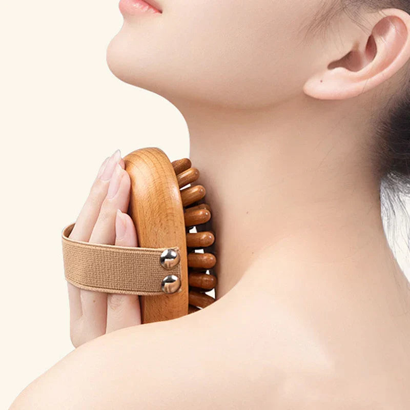 FJELVA Wooden Wellness Ritual Brush 2Pcs
