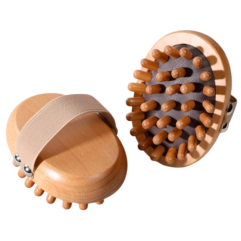FJELVA Wooden Wellness Ritual Brush 2Pcs