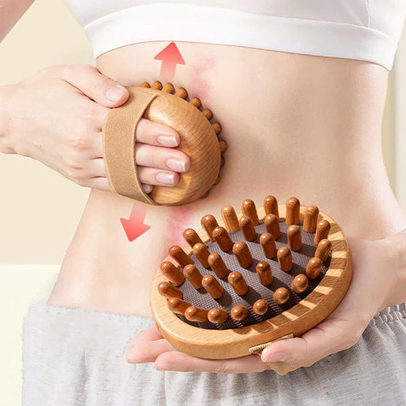FJELVA Wooden Wellness Ritual Brush 2Pcs