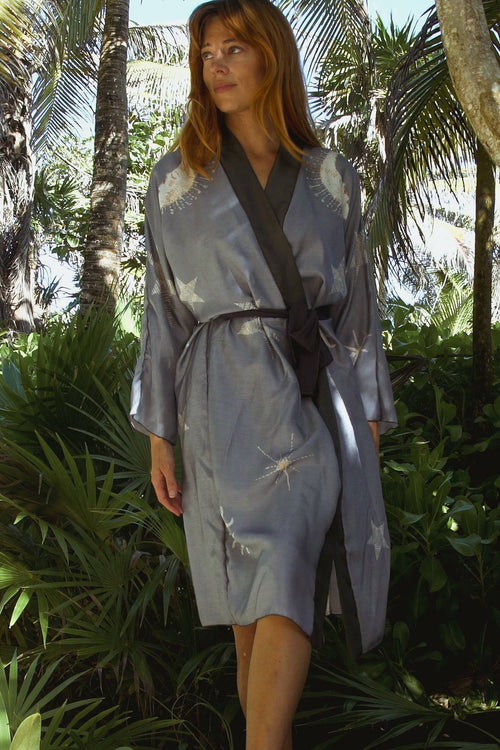 The Rigel Robe in Sky View Blue-0