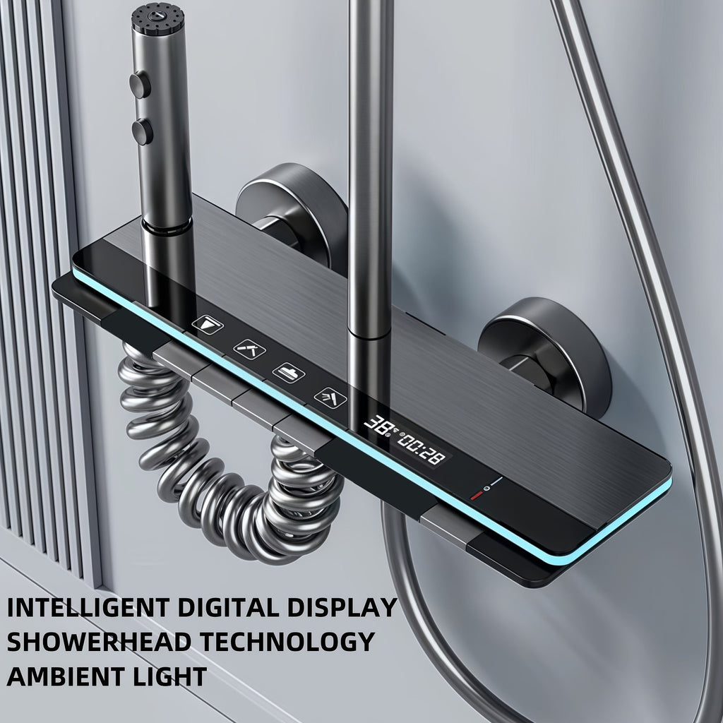 Shower Piano Light Wall-Mounted Rain System-1